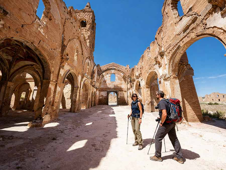 turistas Belchite